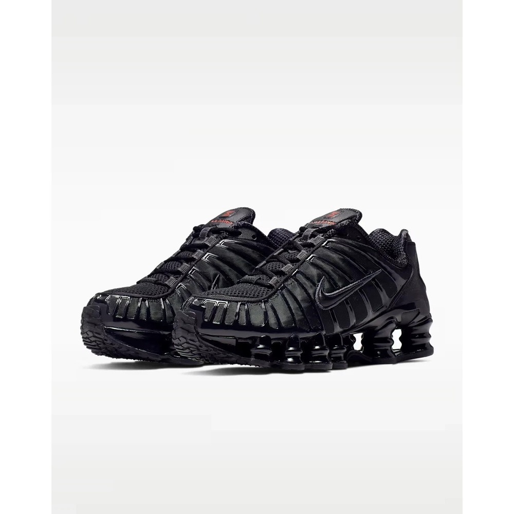 Nike Shox TL Triple Black Metallic Retro Sneakers AR3566-002 Women's Size 8 NEW